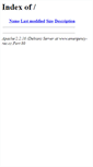Mobile Screenshot of emergency-rec.cz